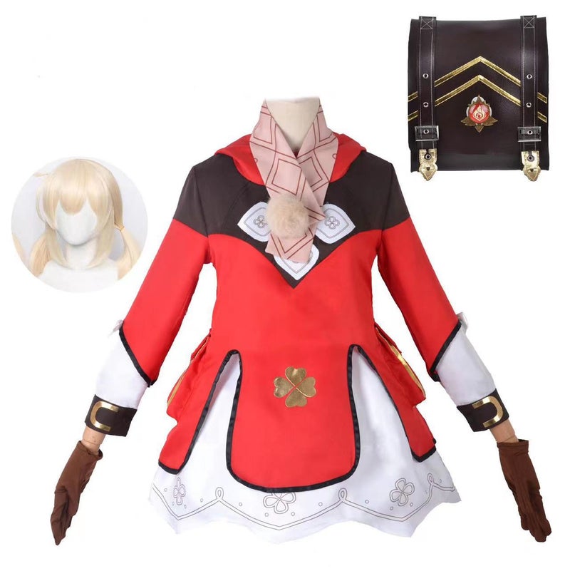 Klee Cosplay Backpack Loli Anime Outfit Corey 