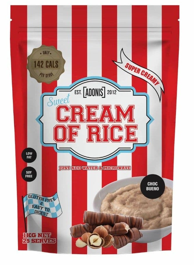 آدونیس "كريم الأرز" (Cream of Rice) هو مسحوق كربوهيدرات ناعم القوام يعتمد في تركيبته على الأرز، ويُصنع من دقيق الأرز فائق النعومة وإنزيمات هاضمة. - Image 1