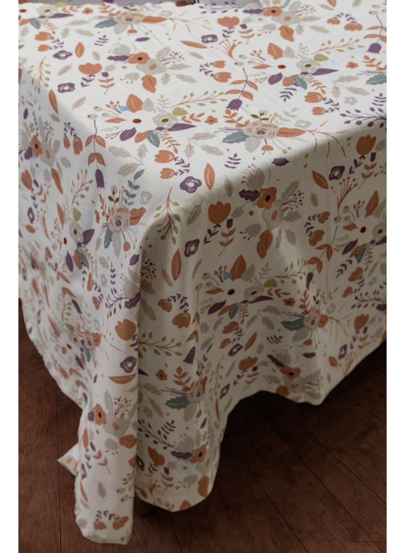 محلة طقم ملاية سرير كينج - 230*250 سم- 100% قطن مصري  ( 180TC) - Image 3