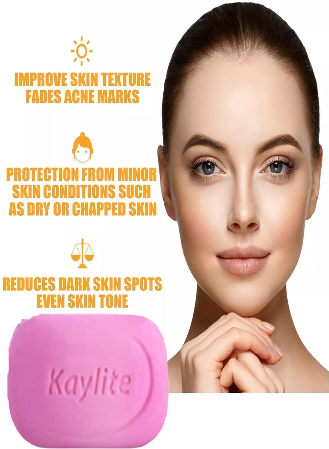 Kaylite Skin Whitening Face Soap 75 Gm with Kojic Acid, Aloe Vera | Turmeric Oil | Saumya Tandon Madam Ki Kaylite Cream and Face Soap Hai Combo Set(1 Soap + 1 Face Cream) - Image 3