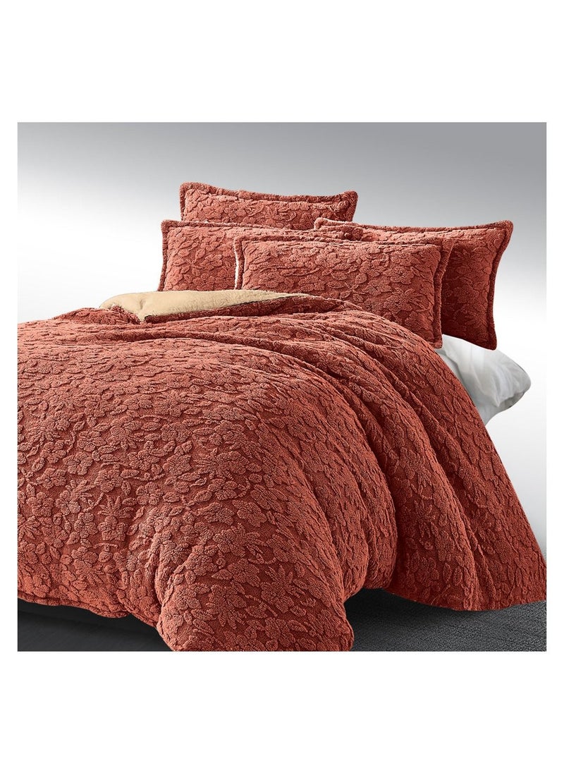 Family Bed quilt set Fur 2 pieces size 160 x 240 cm Model 1604 from Family Bed  - Image 2