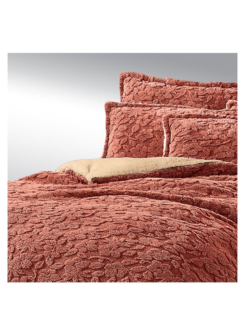 Family Bed quilt set Fur 2 pieces size 160 x 240 cm Model 1604 from Family Bed  - Image 3