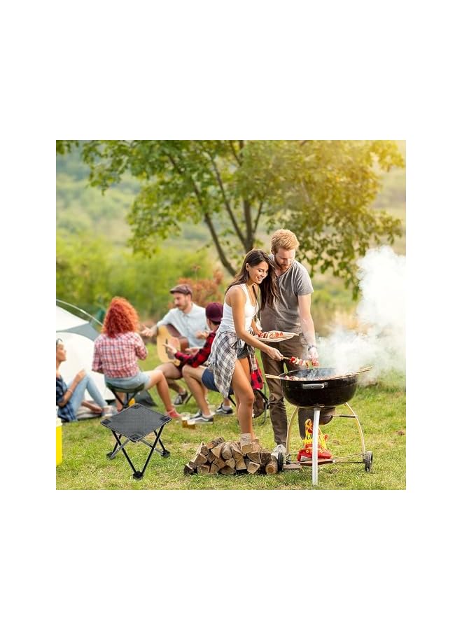 PROMASS 1pcs Camping Stool,Portable Travel Backpacking Stool,Lightweight Folding Chair Portable Camp Stool for Camping Fishing Hiking Gardening and Beach, Camping Chairs with Carry Bag - Image 1
