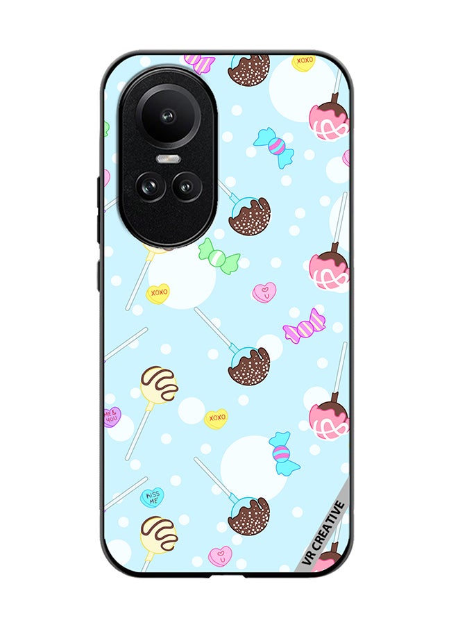 VR CREATIVE Protective Case Cover For Oppo Reno 10 Pro Mix Pattern Design Multicolour - Image 1