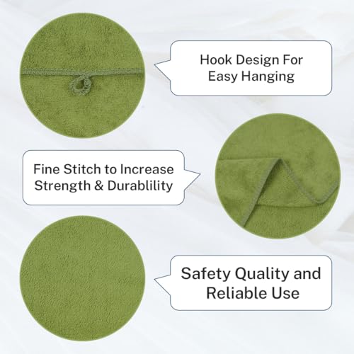 Fezora® Microfiber Weft Knitting Towels for Bath | Towels for Bath Large Size Bath Towel - Soft & Absorbent | 400 GSM | 1 Piece Bath Towel for Men/Women | 70 cms x 140 cms (Pista) - Image 2