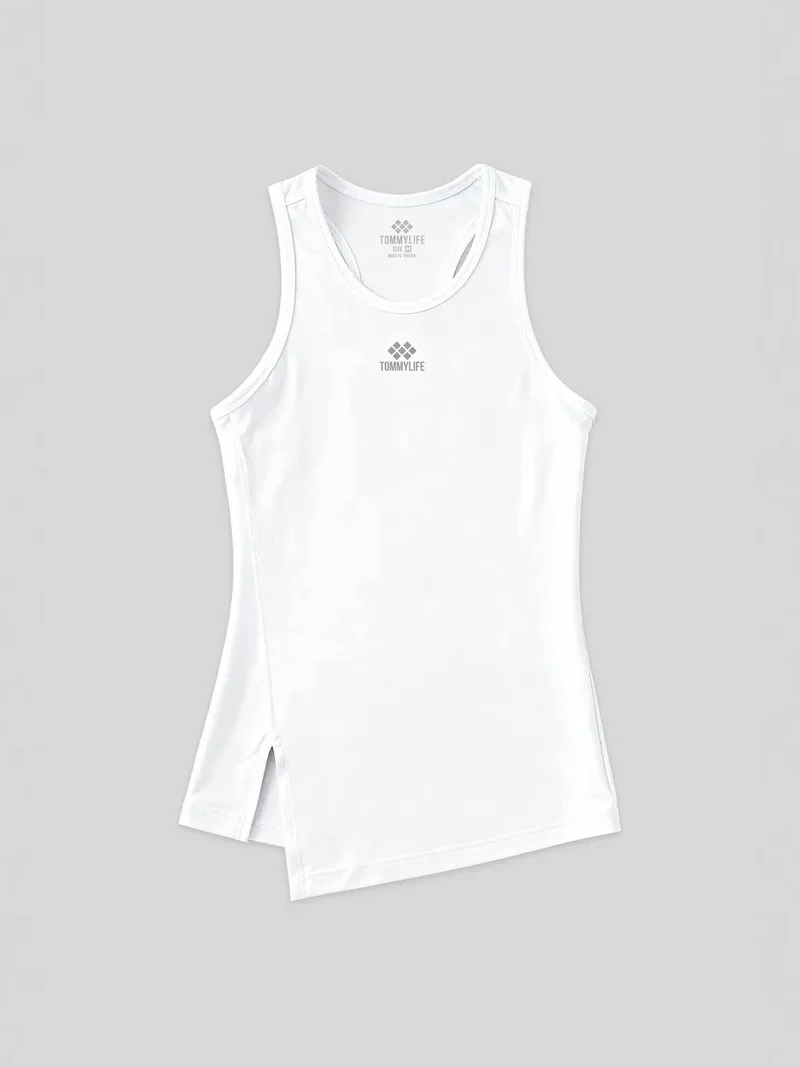 تومي لايف TOMMY Sleeveless Crew Neck Active Top
