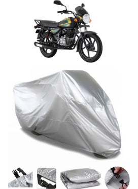 Breen Bajaj Boxer Grey Waterproof Motorcycle Canvas Premium  - Image 1