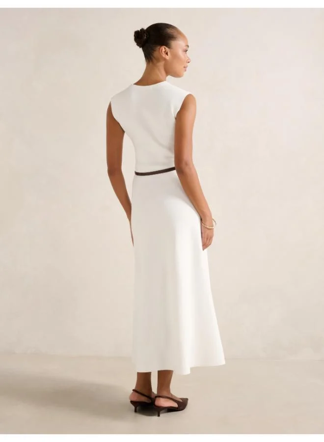 Forever New Celia Extended Shoulder Knit Midi