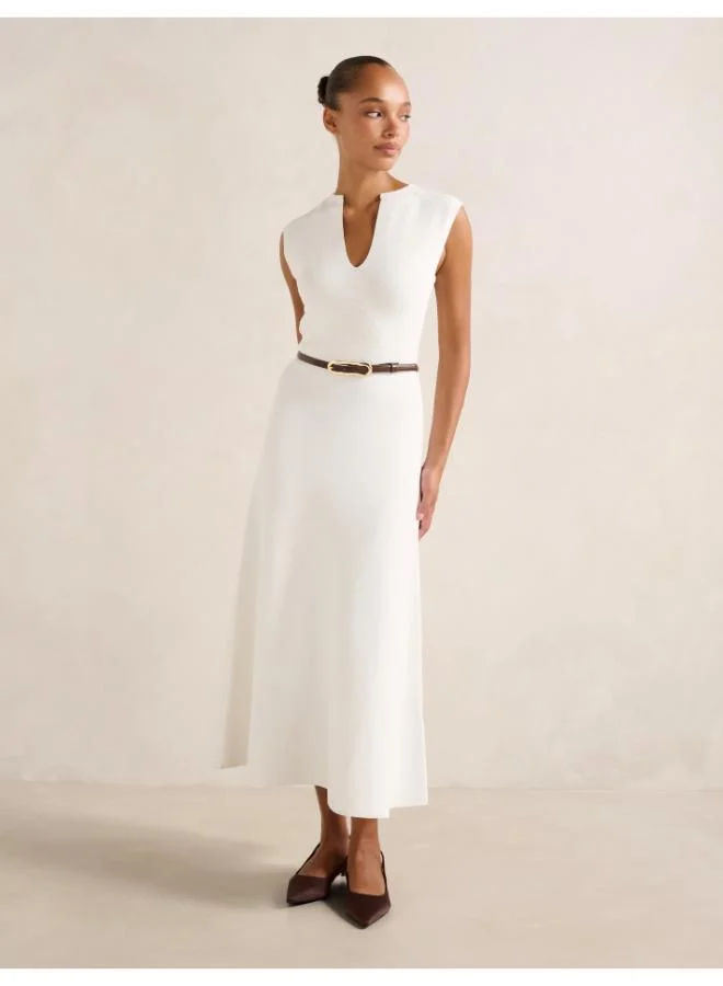 Forever New Celia Extended Shoulder Knit Midi