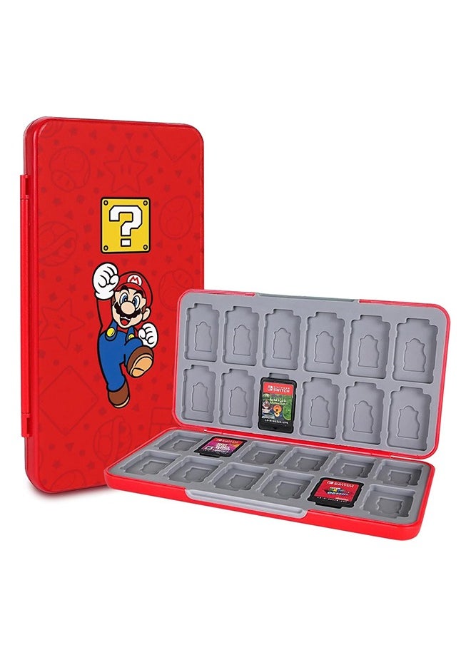 Organizer 24 Switch Game Card Case for Nintendo Switch OLED, Switch Lite, Cute Game Holder Cartridge Case for Game Cards and SD Cards, Kawaii Portable Compact Storage Case Box  - Image 1