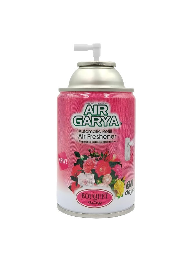 Air Garya Automatic Refill Air Freshener Bouquet 250ml – Long Lasting Fragrance, Odour Eliminator, Home & Office Freshening Spray Compatible with Dispensers - Image 2