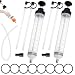 Vidroxin 2Pack 500CC Automotive Fluid Extractor Pump Manual Oil Change Syringe with 50cm Rubber Hose Manual Suction Vacuum Fuel Car Transfer for Power Steering - Image 2