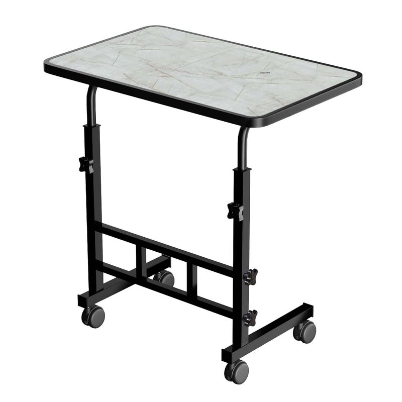 TEKCOOL Multi-Purpose Laptop Table, Study Table| Bed Table| Adjustable Height, Portable for Office, Work Form Home | DIY Table, Easy to Assemble, Engineered (Light) - Image 1