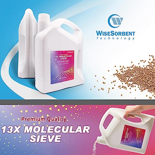 Wisesorb 13X Molecular Sieve Desiccant Beads, 6 LBS Reusable Dessicant Dehumidifiers Desiccant Moisture Absorber - Image 3