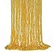 EOBOH 50PCS Mardi Gras Beads Gold Bead Necklace Stuff 33 Mardi Gras Christmas Beads Necklace Costume Festival Parade Throw Accessories for Mardi Gras St Patricks Xmas Wedding Birthday Supplies Decor - Image 3