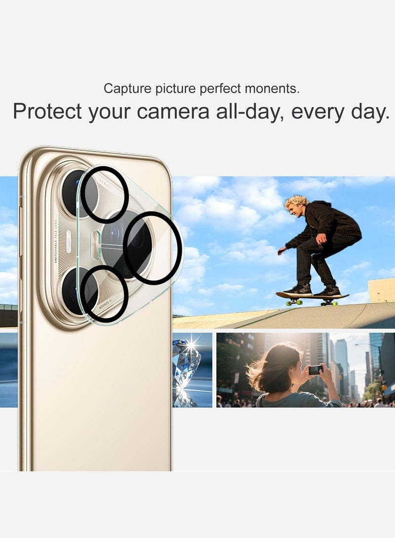 Wtech Huawei Pura 80 Pro 5G 2025 Premium Camera Lens Film Protector Shield (MLHICR) - Clear - Image 4
