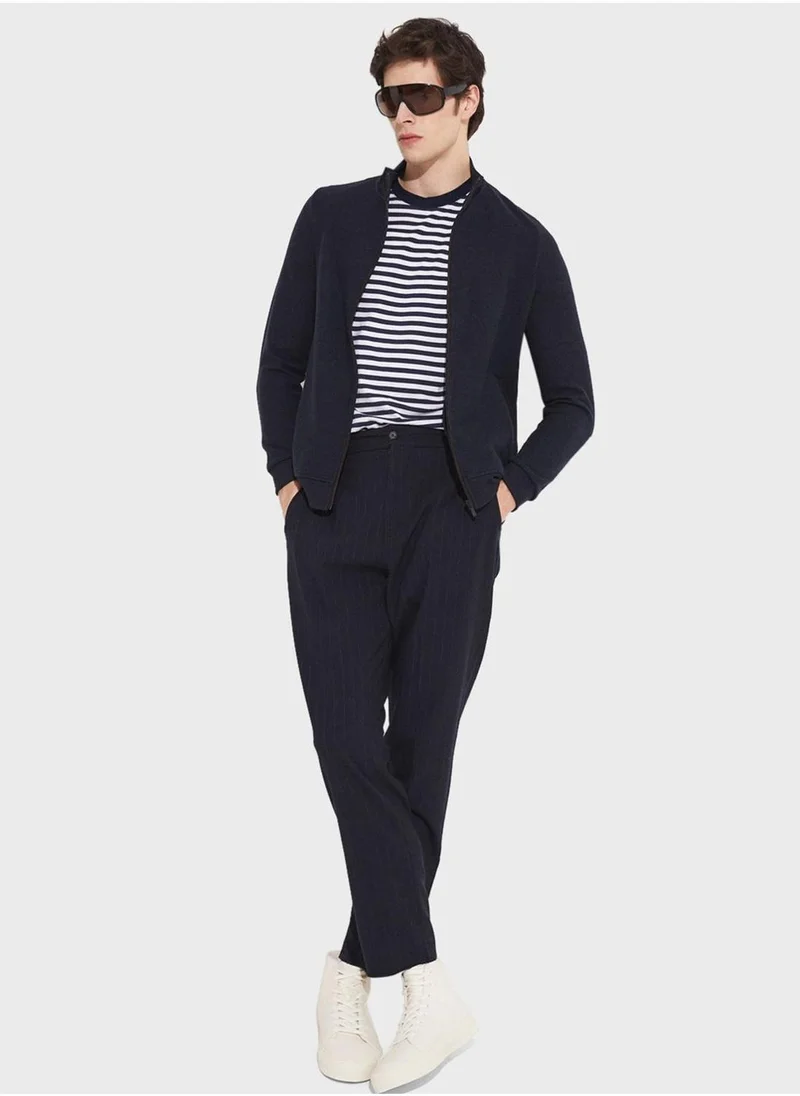 JUNE Essentail Half Zipper Sweatshirt
