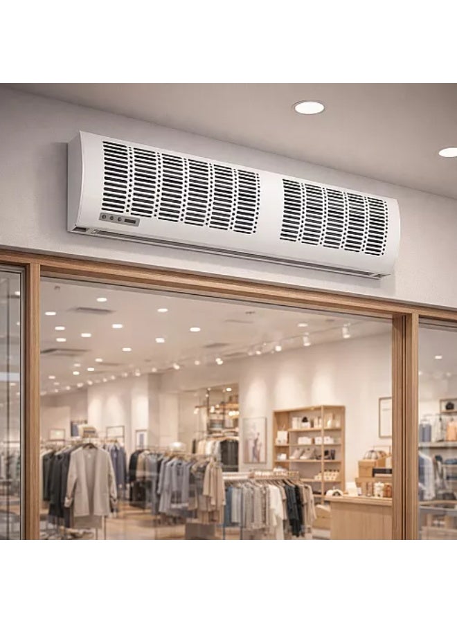 Hummer 105W Air Curtain with Remote Control & Automatic Door Sensor – Powerful Airflow for Dust & Insect Protection - Image 2
