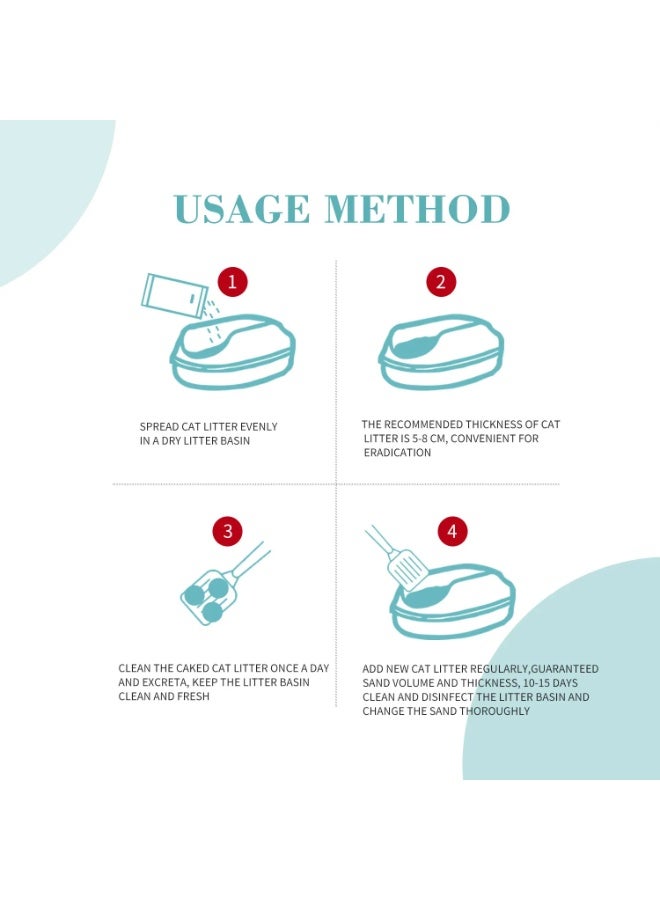 بايولاين عرض كومبو - بيولاين رمل قطط التوفو 7 لتر برائحة الأزهار المائية + مجرفة رمل القطط من مودرنا قوية وسهلة الاستخدام - Image 2