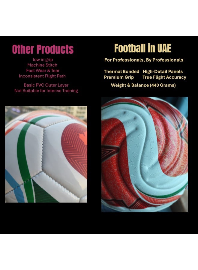 Premium World Cup 2026 Ball | With Air | Thermal Bonded | World Cup 2026 | Size 5 - Image 3