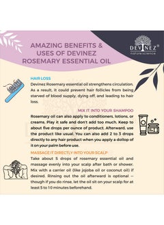 Devinez Rosemary Essential Oil, 250ml in Anodized Aluminum Bottle, 100% Pure, Natural, Undiluted & Therapeutic grade, Natural Relaxant, Skin Care, Aromatherapy, Hair Conditioner - pzsku/Z939757FFBE36F92FBBB1Z/45/_/1738306154/7853f1f0-a286-40ae-80da-ee3cab39f052