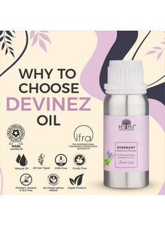 Devinez Rosemary Essential Oil, 250ml in Anodized Aluminum Bottle, 100% Pure, Natural, Undiluted & Therapeutic grade, Natural Relaxant, Skin Care, Aromatherapy, Hair Conditioner - pzsku/Z939757FFBE36F92FBBB1Z/45/_/1738306168/4db58d5f-8795-41af-a375-9ba447bc0bc3