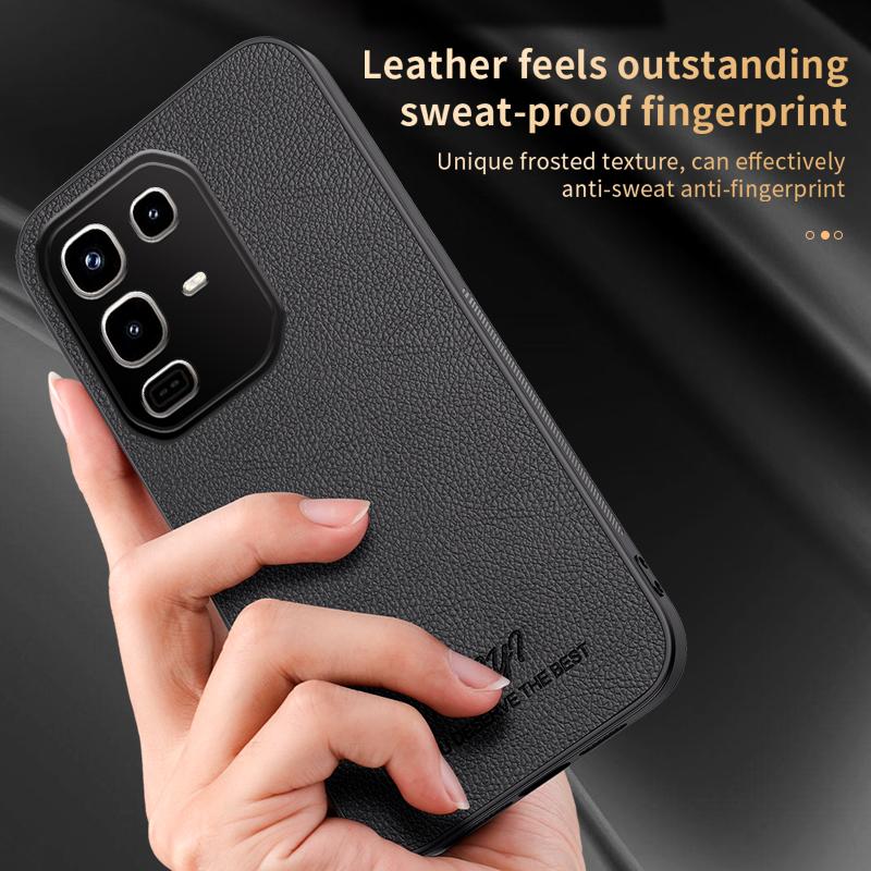 HuHa Protective Cover For Infinix Note 50 / 50 Pro 4G HUIYI Leather Magnetic Phone Case(Brown) - Image 3