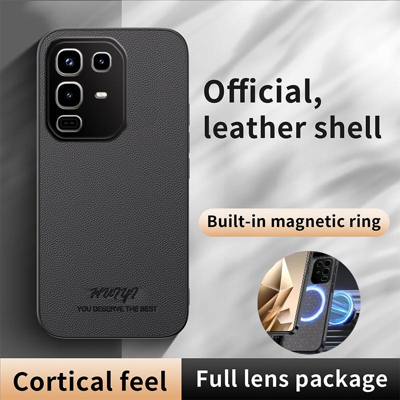 HuHa Protective Cover For Infinix Note 50 / 50 Pro 4G HUIYI Leather Magnetic Phone Case(Brown) - Image 2