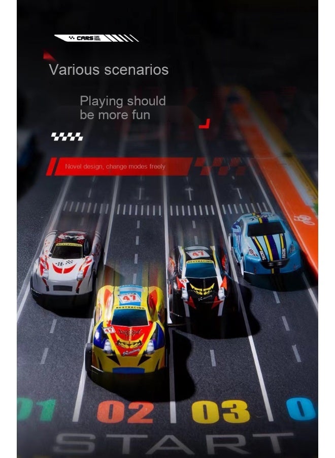 نيبمينينت سيارات لعب للأطفال، 48 قطعة من سيارات السباق الجاذبة، صندوق تخزين معدني لسيارات الحفلات، سيارات لعب للأطفال من 3 إلى 7 سنوات - Image 4