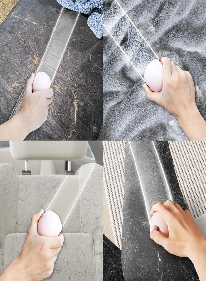 Reusable Washable Gel Lint Roller for Pet Hair Extra Sticky, Lint Roller Ball, Portable Dog&Cat Pet Hair Remover for Clothes, villus Fur and feather Laundries, Furniture,Car Seats Carpet, Travel Essential -Pink - Image 5