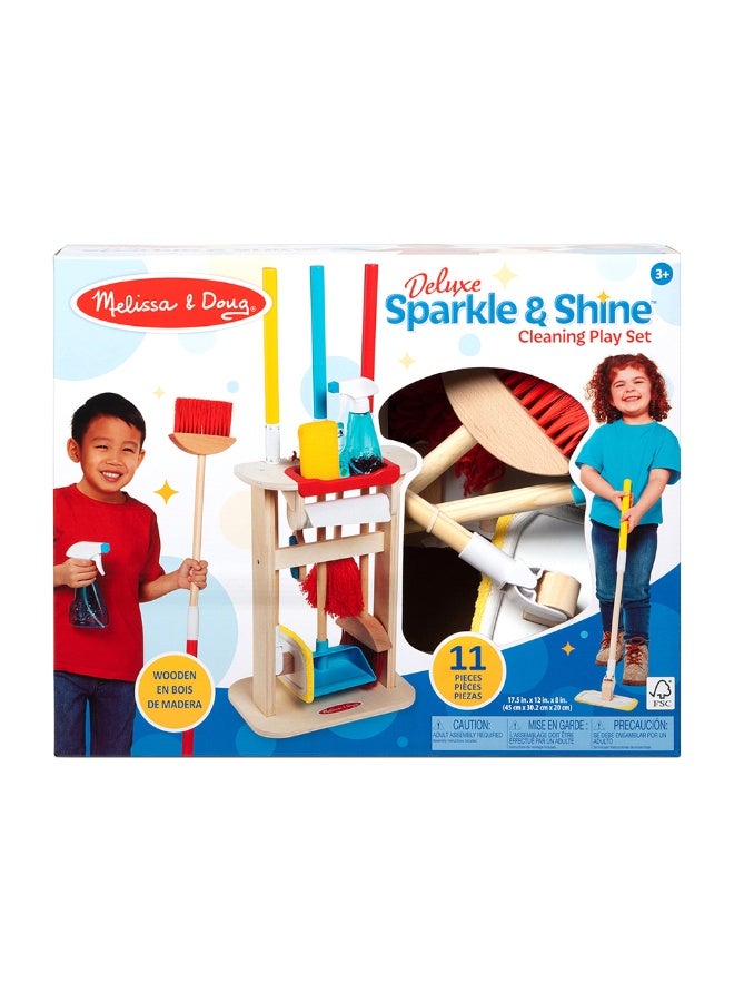 Melissa & Doug طقم تنظيف ديلوكس سباركل آند شاين (11 قطعة) - Image 2