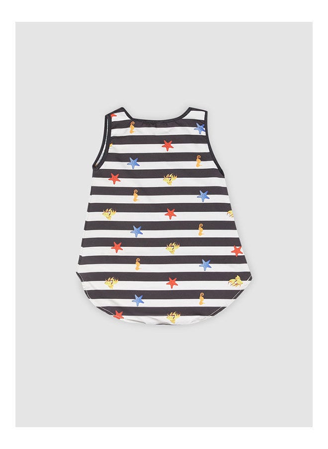 milou - Polka Dot Round Sleeveless T-Shirt - Image 1