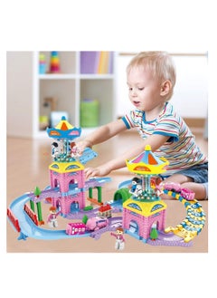 Generic Funny carousel new puzzle Puzzle Track set with light and sound 48 Pieces - No: 2167A  - Image 4