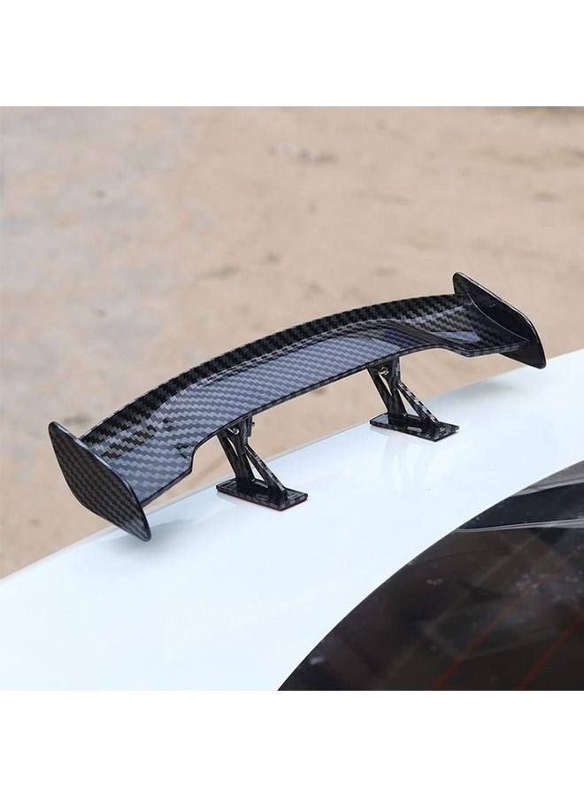 HOMESTAR Cars Universal Mini Tiny Trunk Spoiler Auto exteriores Rear Tail Wings ,9.8inch,Carbon Fiber,1pcs - Image 1