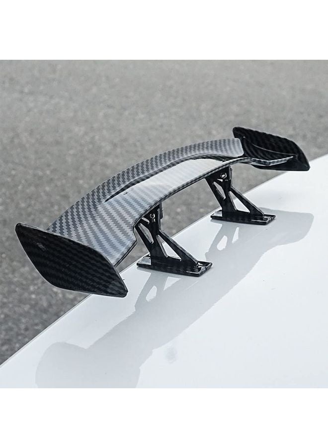 HOMESTAR Cars Universal Mini Tiny Trunk Spoiler Auto exteriores Rear Tail Wings ,9.8inch,Carbon Fiber,1pcs - Image 2