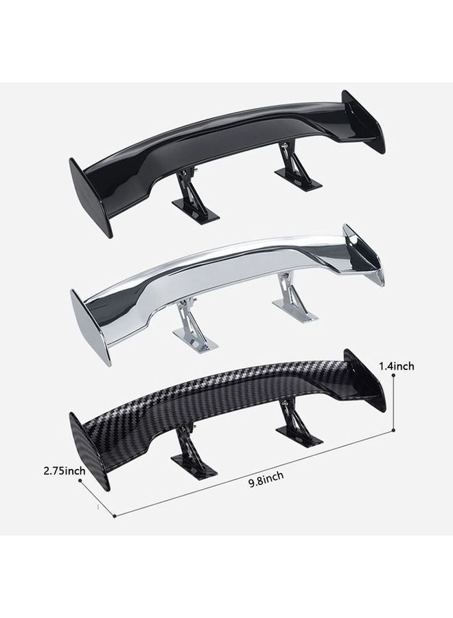 HOMESTAR Cars Universal Mini Tiny Trunk Spoiler Auto exteriores Rear Tail Wings ,9.8inch,Carbon Fiber,1pcs - Image 3