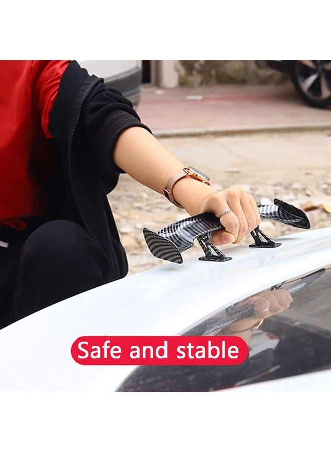 HOMESTAR Cars Universal Mini Tiny Trunk Spoiler Auto exteriores Rear Tail Wings ,9.8inch,Carbon Fiber,1pcs - Image 4