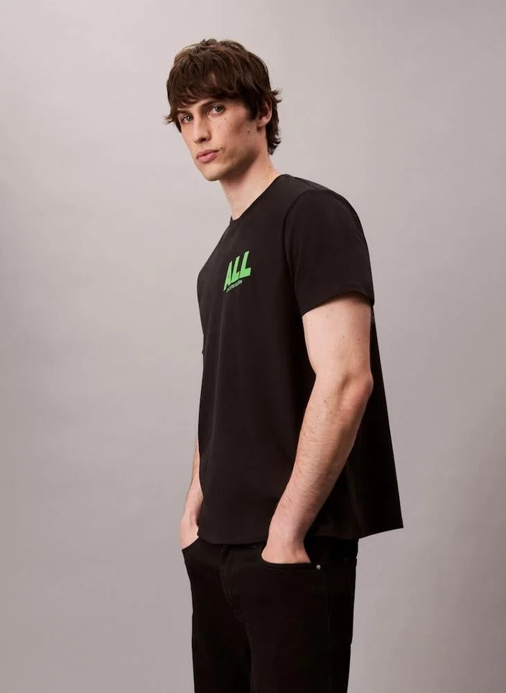 Calvin Klein Jeans  All Graphic Relaxed T-Shirt for Men | Best Price UAE