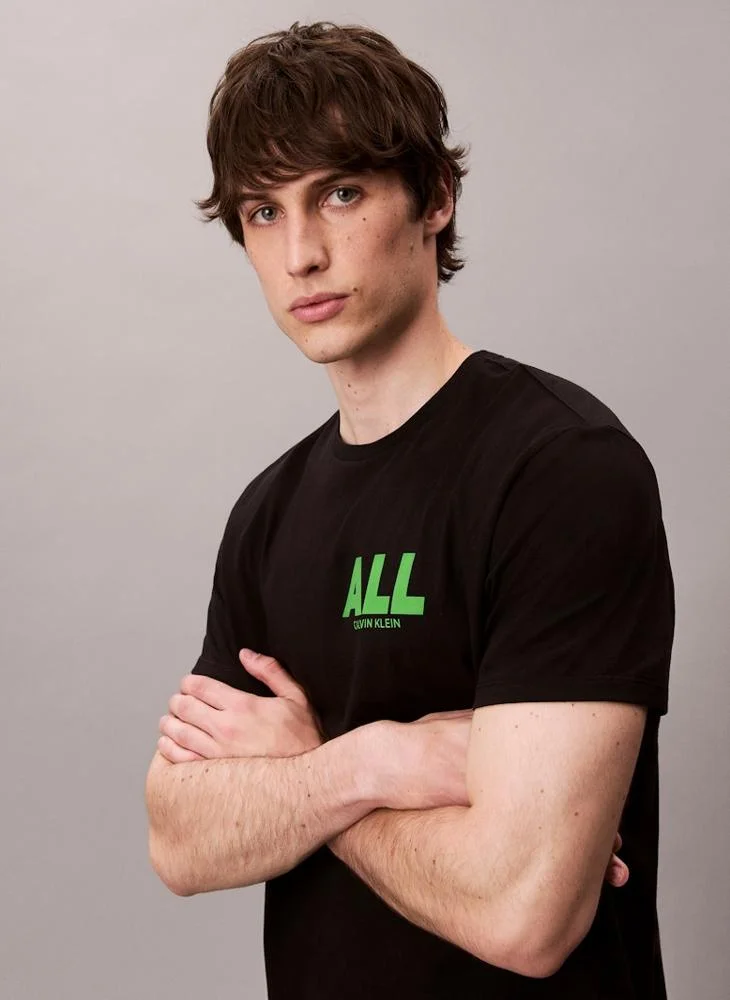 Calvin Klein Jeans  All Graphic Relaxed T-Shirt for Men | Best Price UAE