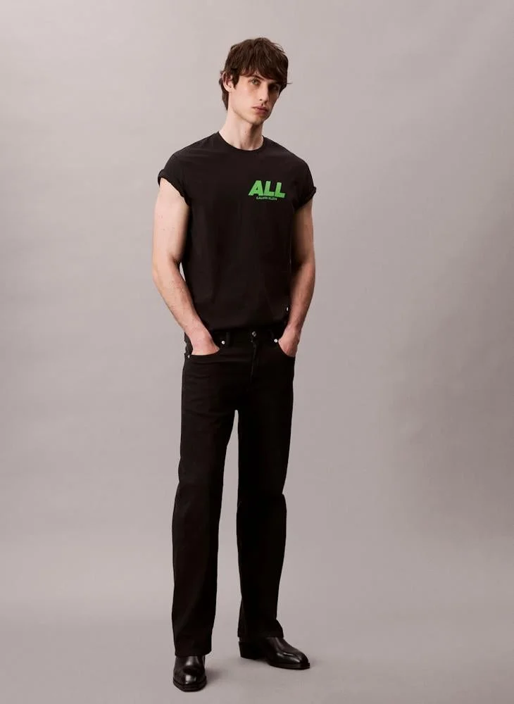 Calvin Klein Jeans  All Graphic Relaxed T-Shirt for Men | Best Price UAE