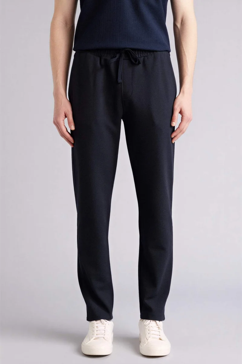 Defacto  Regular Fit Straight Leg Trousers for Men | Best Price UAE