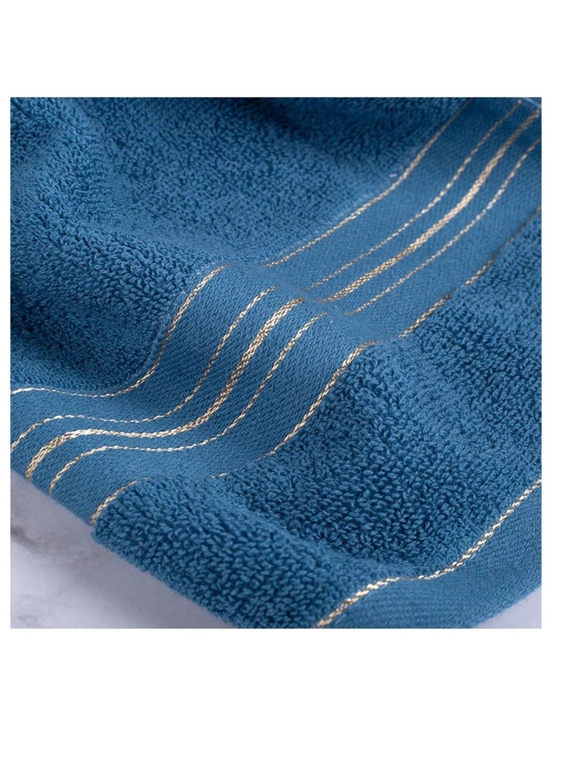 Generic - Hand Towels for Bathroom, 3 Pcs Cotton Face Towels, Super Soft Highly Absorbent Hand Towel Set, for Gym, Shower, Hotel, Spa 33x76 cm - Image 1