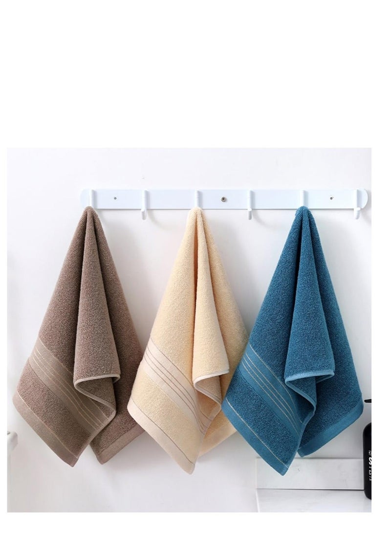Generic - Hand Towels for Bathroom, 3 Pcs Cotton Face Towels, Super Soft Highly Absorbent Hand Towel Set, for Gym, Shower, Hotel, Spa 33x76 cm - Image 1
