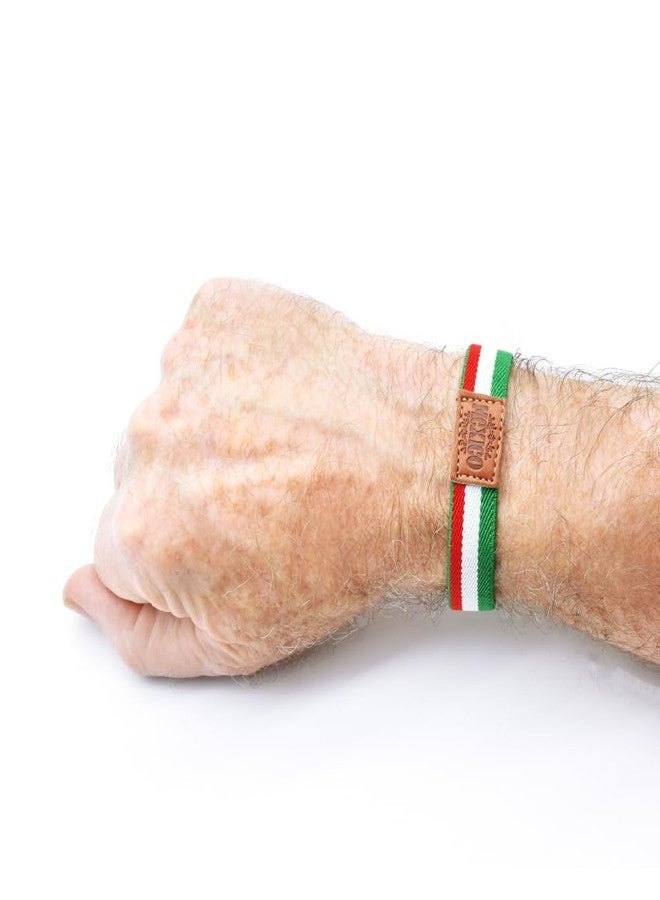 BDM Mexican Flag Bracelet, Elastic Mexican Bracelet, Engraved Leather, Size for Men and Women - Image 4