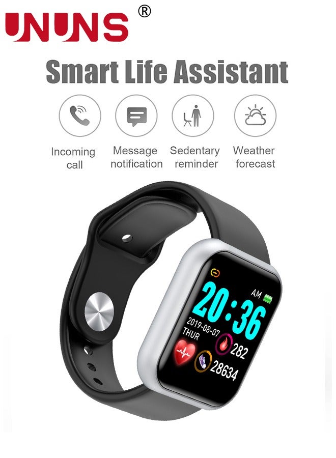 UNUNS Smart Watch,Fitness Watch 1.44'' Touchscreen With Heart Rate Sleep Monitor,Tracker for Health,Running, Waterproof Pedometer Smartwatch Compatible With IOS Android For Women Men  - Image 4