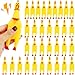 Plukeen 34 Pcs 6 Inch Squeaky Rubber Chickens Screaming Chicken Bulk Yellow Squawking Chicken for Kids Adults Party Prank Novelty Favors Family Game Toys Noise Maker - Image 2