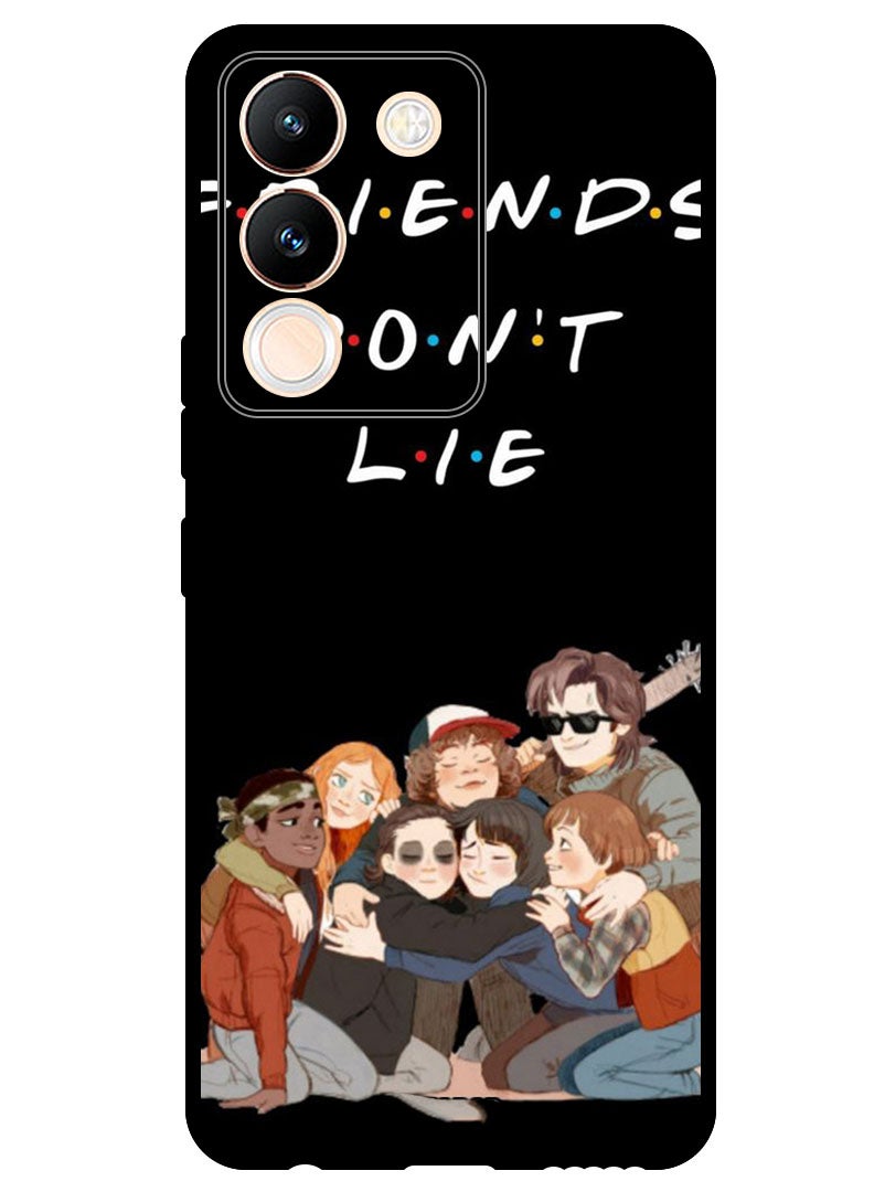 Theodor Protective Case Anti Scratch Shock Proof Bumper Cover For Vivo V29e Friends Dont Lie - Image 1