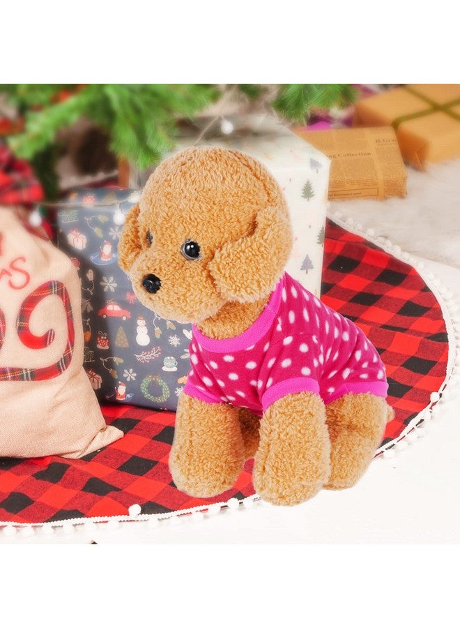 Rbenxia 4-Piece Dog & Puppy Fleece Sweater Set - Soft, Warm Sweatshirts & Pajamas for Small Dogs & Cats (Medium) - Image 5