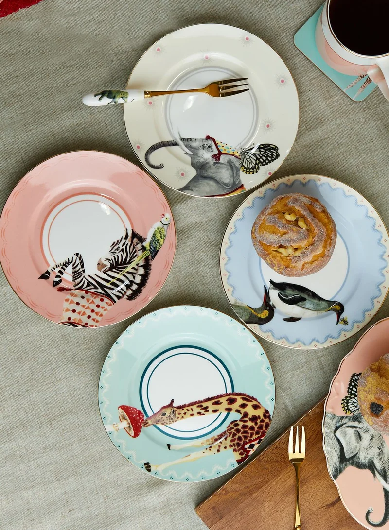 YVONNE ELLEN 4 Pcs Cake Plates Set