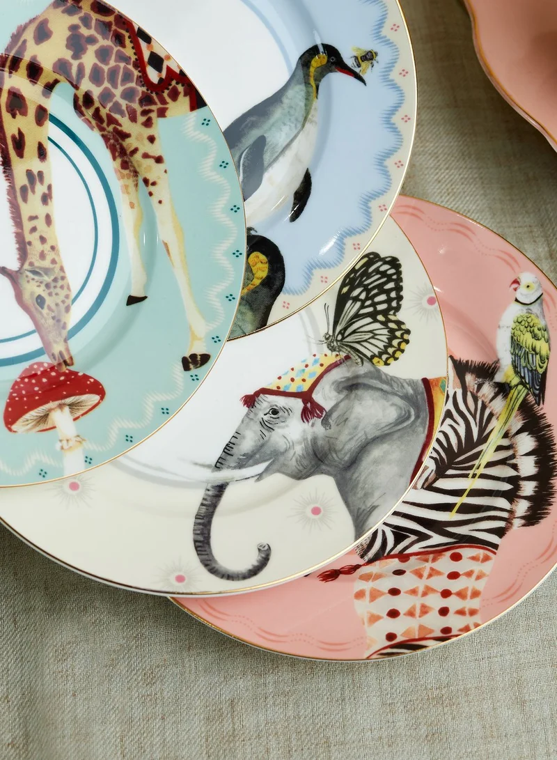 YVONNE ELLEN 4 Pcs Cake Plates Set
